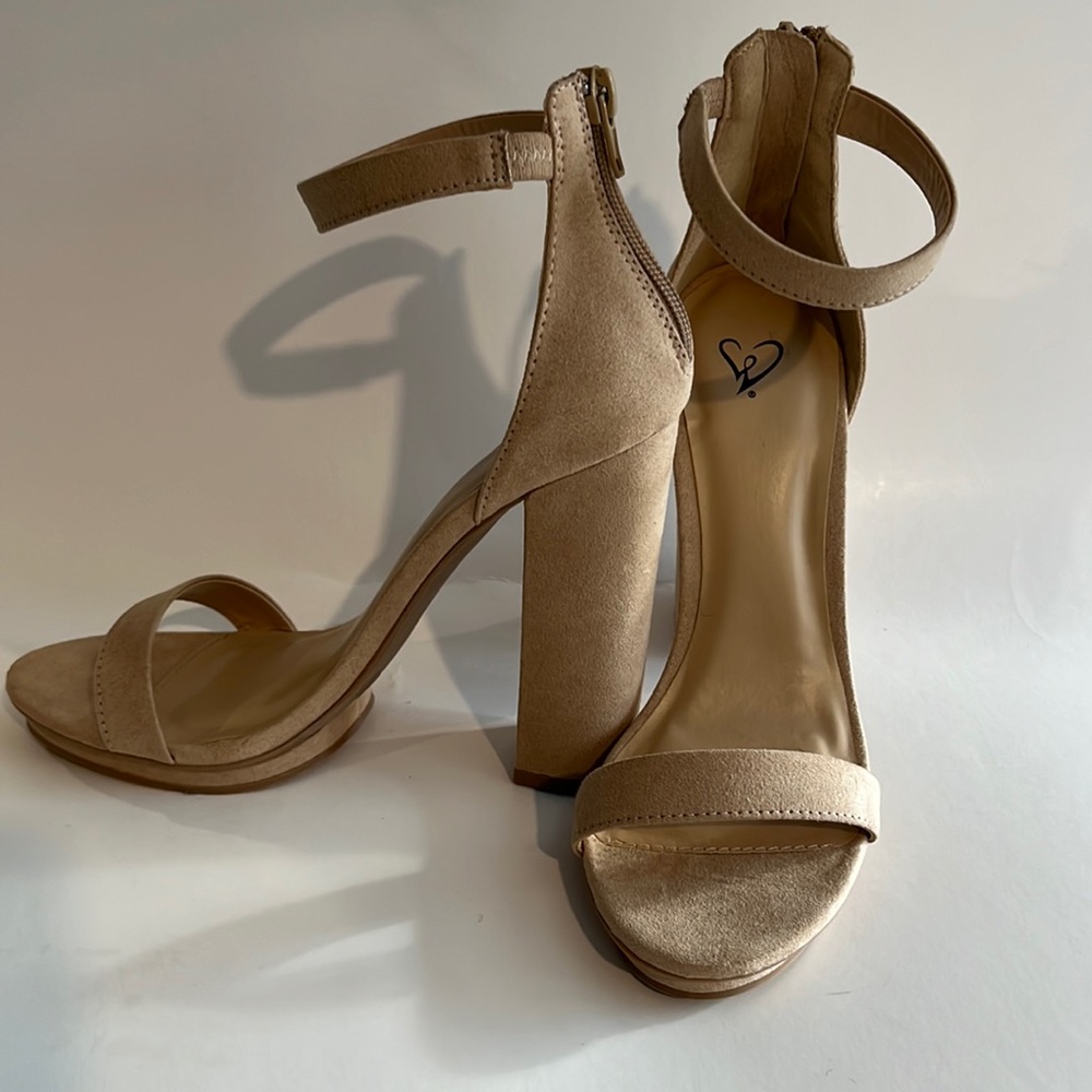 Open toe heels